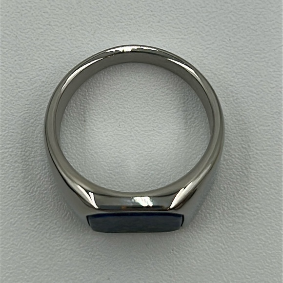 1849- Lapis Lazuli Natural Gemstone Handmade Men's Ring Size 10.5 NWT - Picture 4 of 8